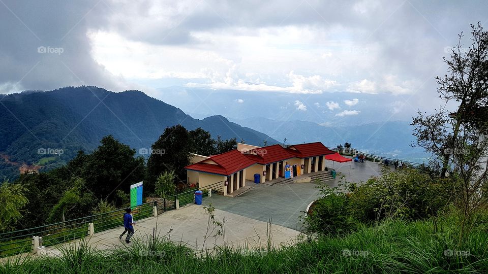 top of the hill chandragiri nepal