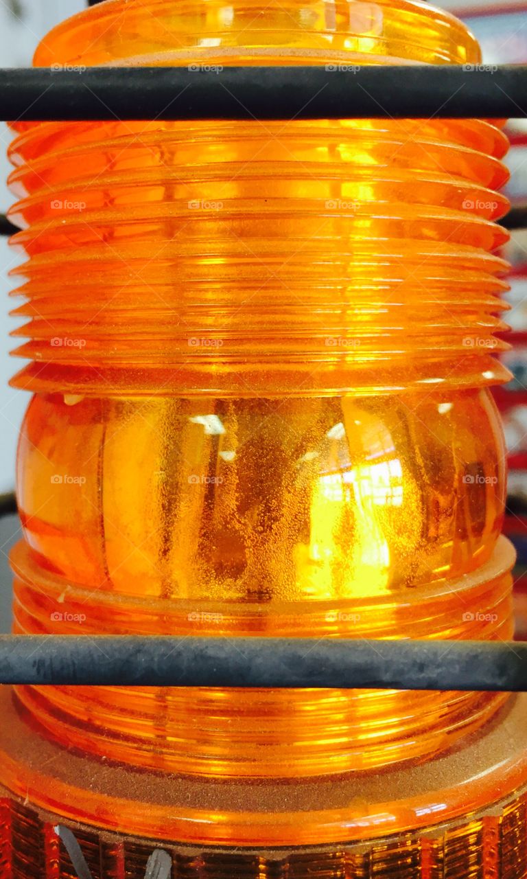 Orange Color Story - hazard light 