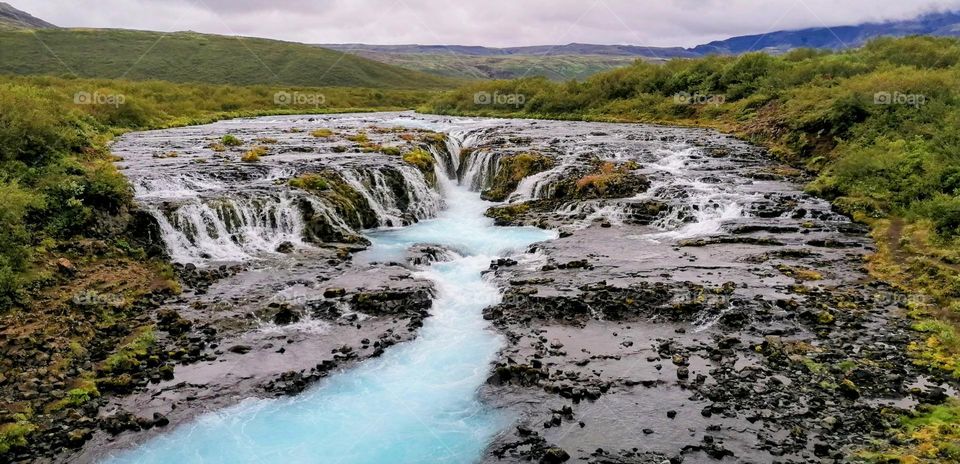 Brúarfoss waterfall