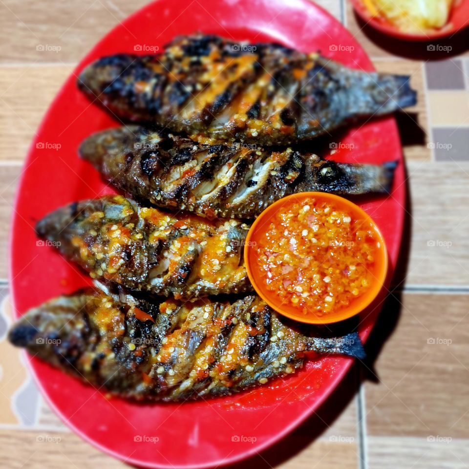 Chilli grilled fish