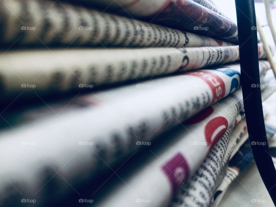 Newspaper roll