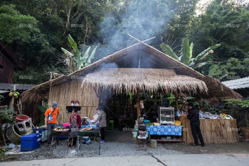 Local house in countryside Thailand 