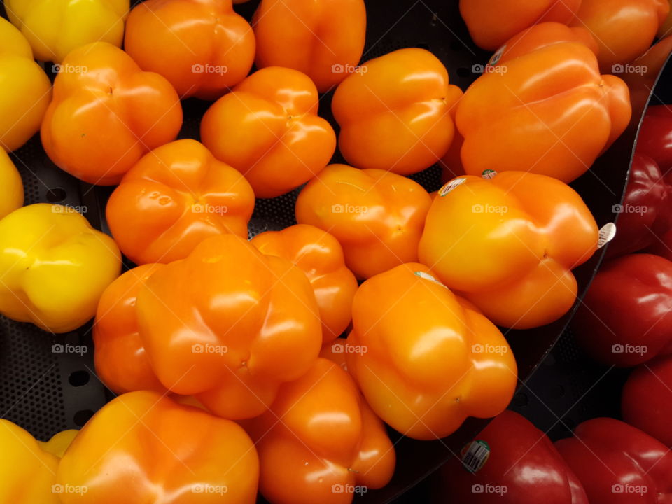 orange peppers