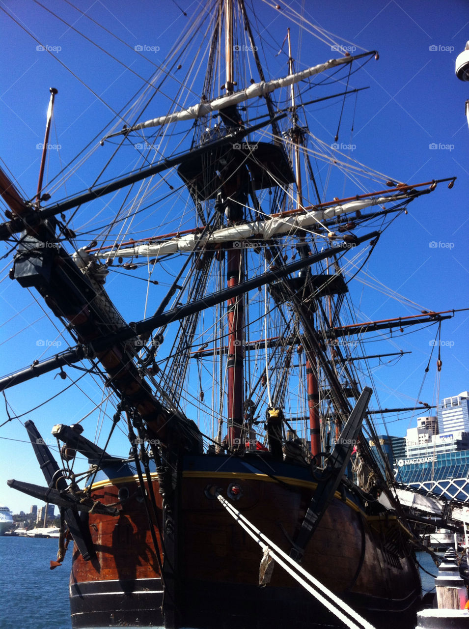 sunny boat ship harbour by splicanka