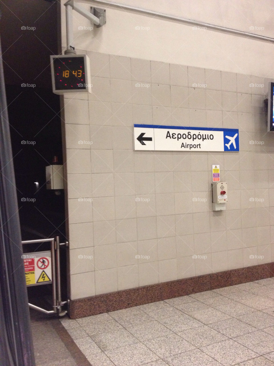 athens metro sign airport metro by ted_koletsos