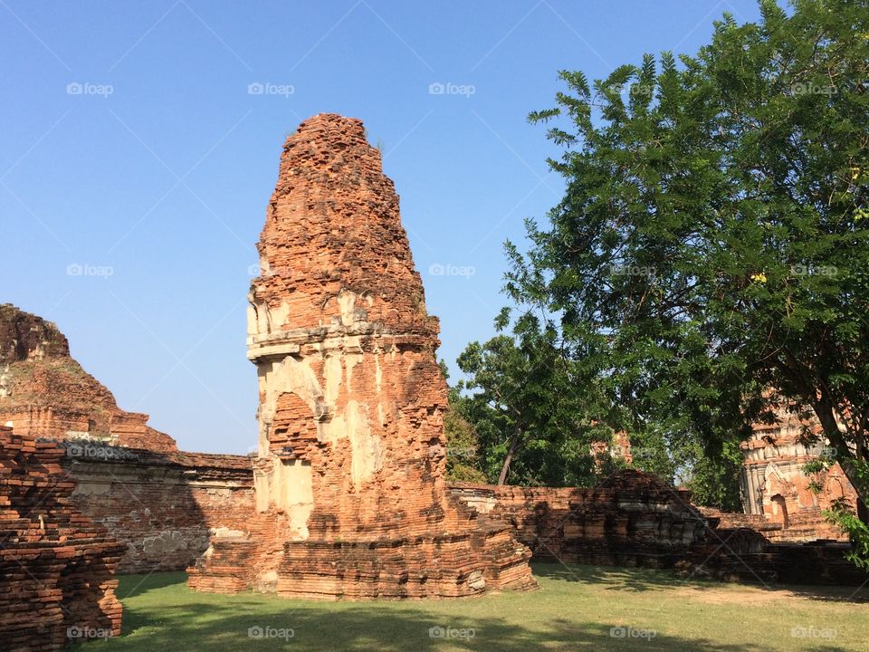 Ayutthaya, Thailand: temple ruins 