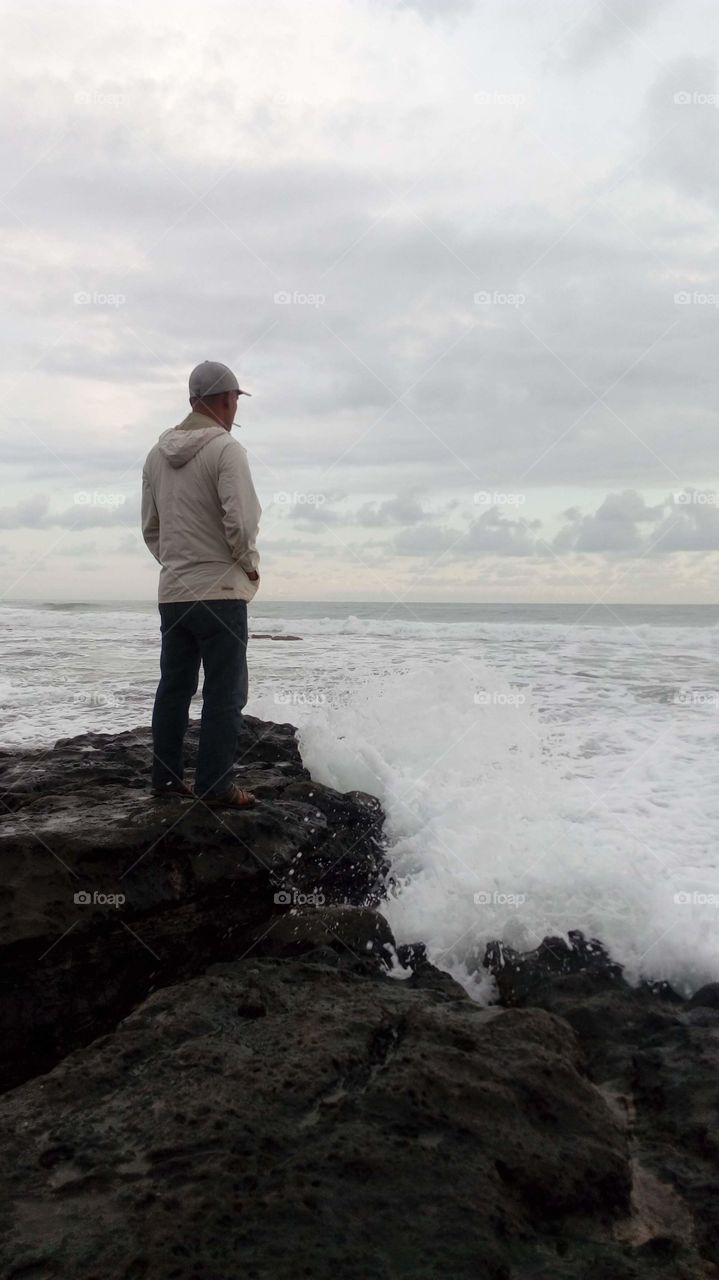 in cicalobak beach, Garsel