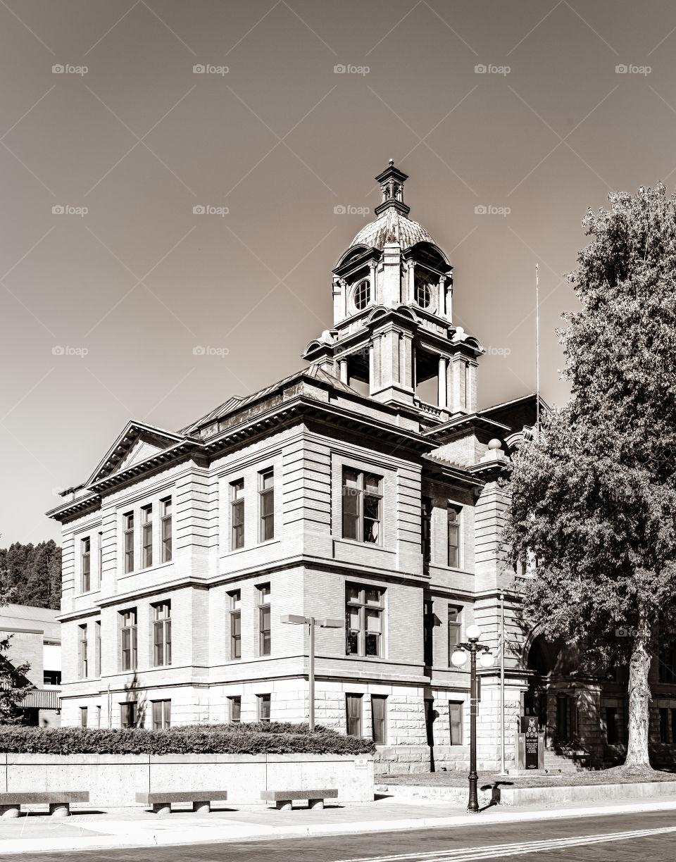 Historic Deadwood, South Dakota Courthouse 