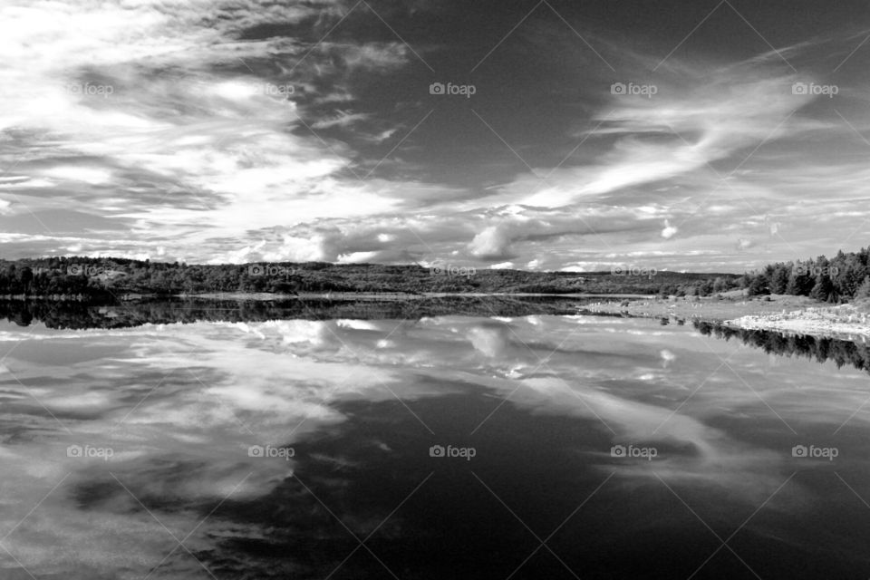 Mirror lake reflections