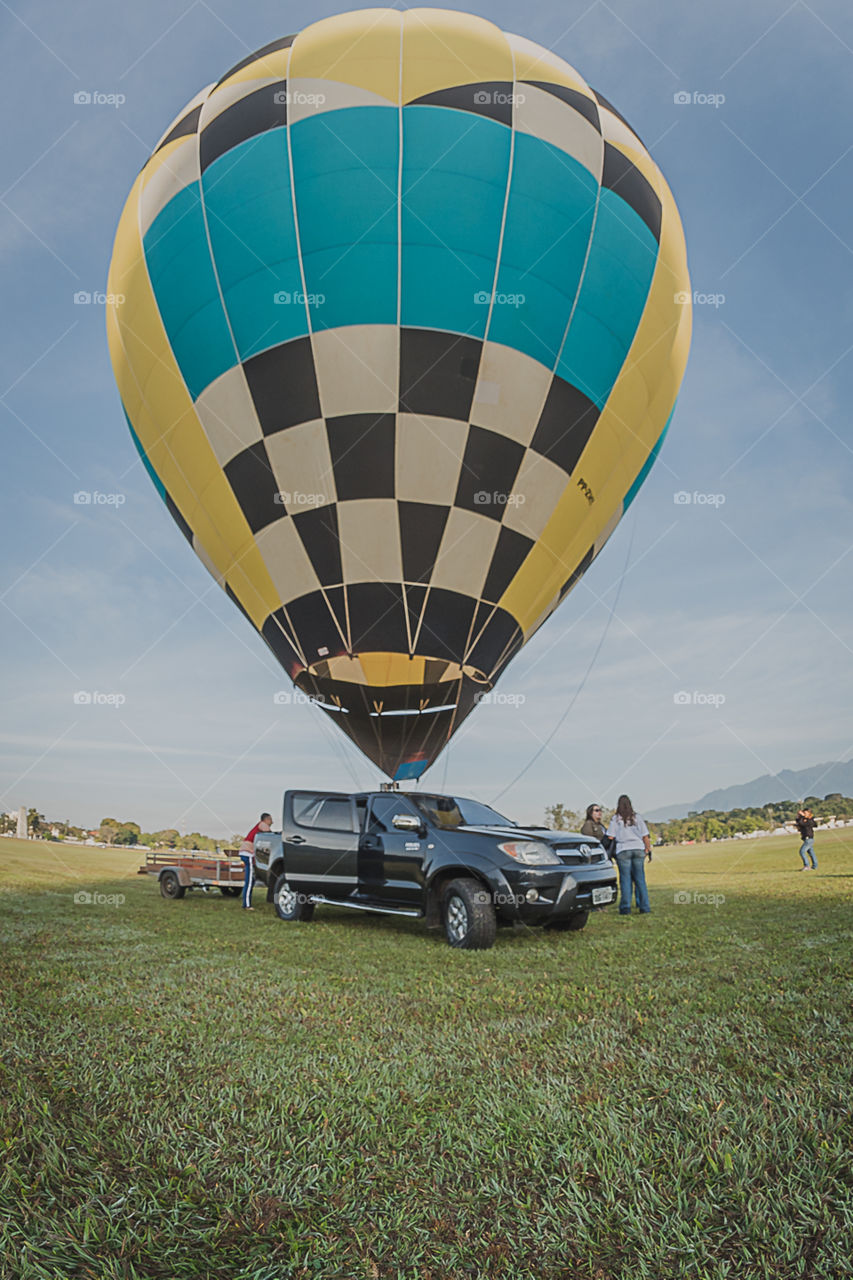 Balloon, Hot Air Balloon, Transportation System, Vehicle, Sky