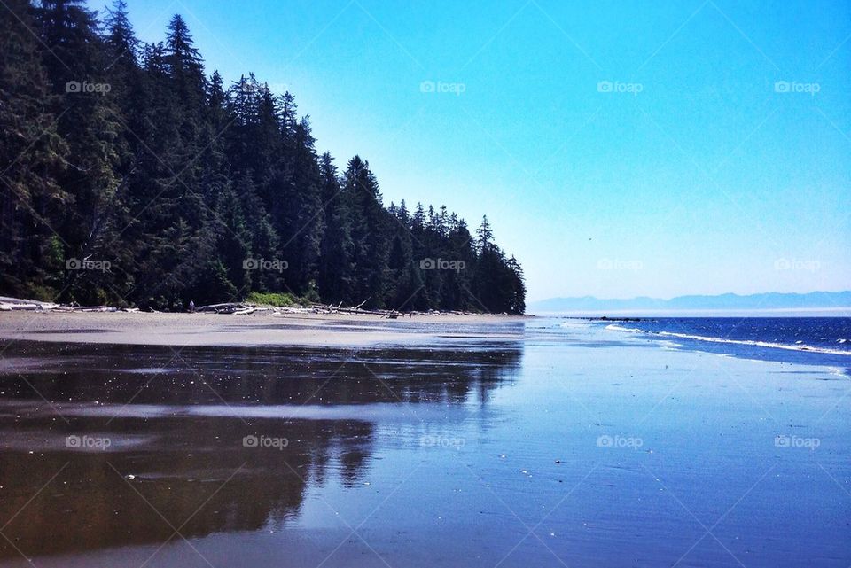 Where water and sky meet