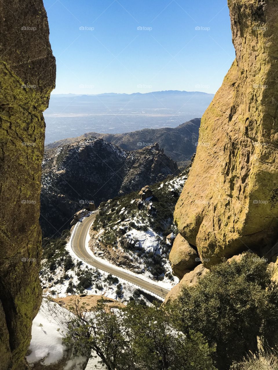 Nature Mountain Landscape - Winter in Arizona 