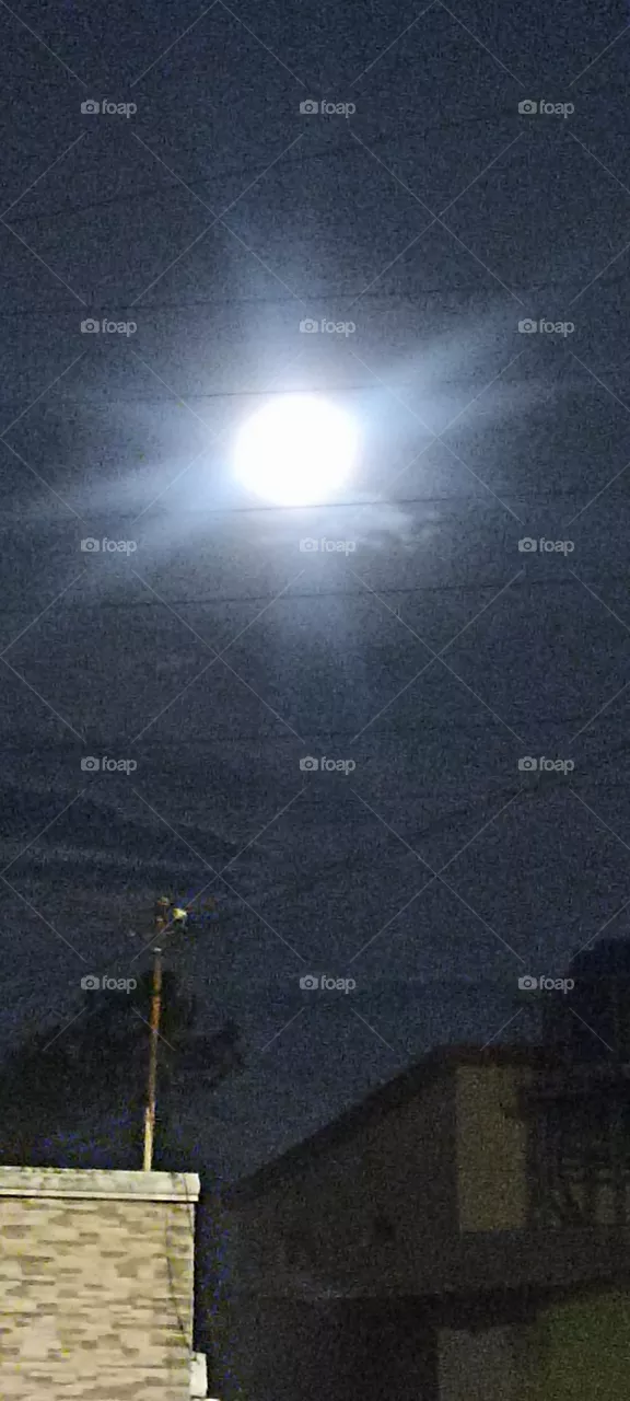 La luna azul en Costa Rica CentroAmerica propiedad de Osvin