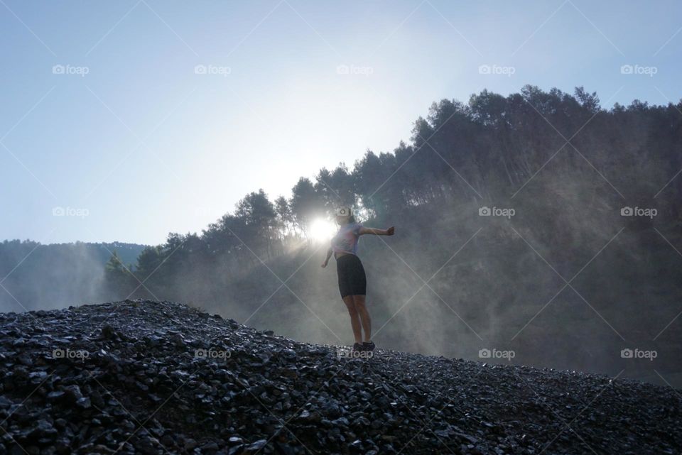 Nature#trees#sun#human