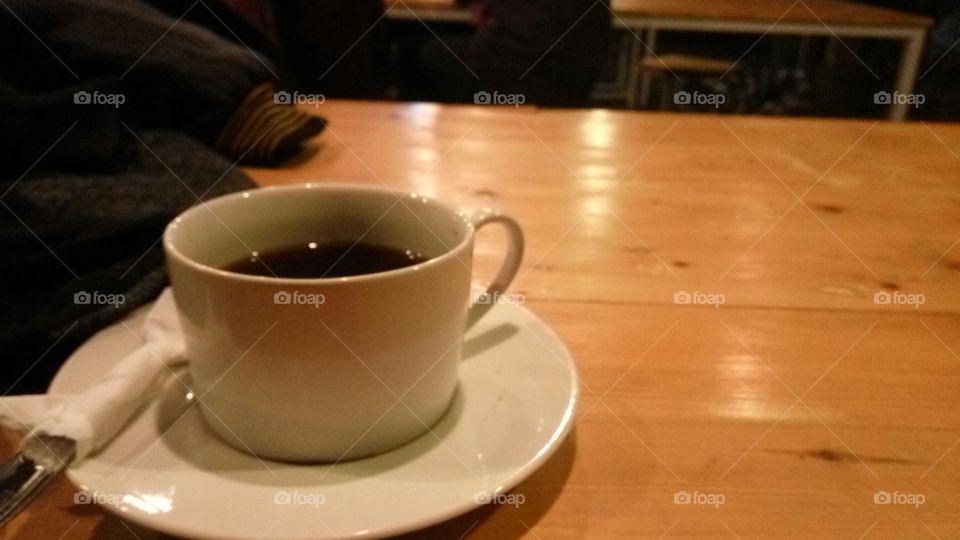 a cup of coffe