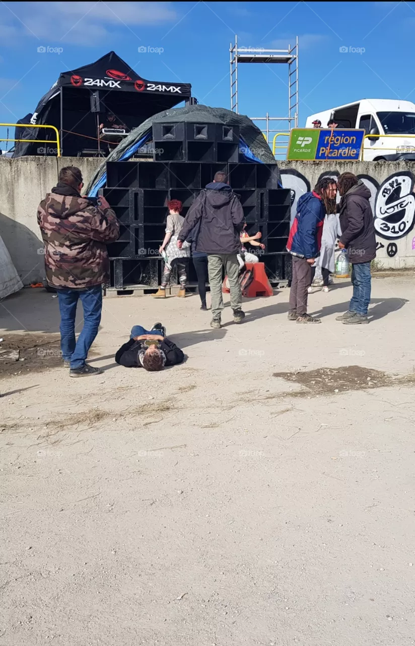 Illegal party in France