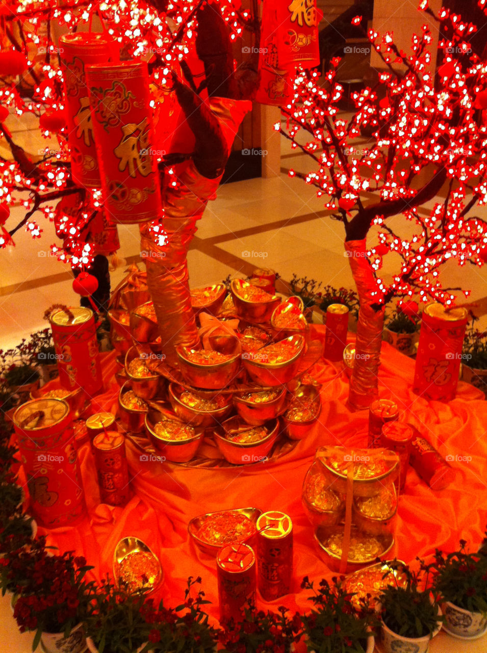 A display ushering in the Chinese New Year.