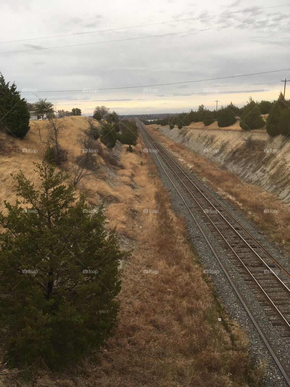 Train tracks to Lake Lavon