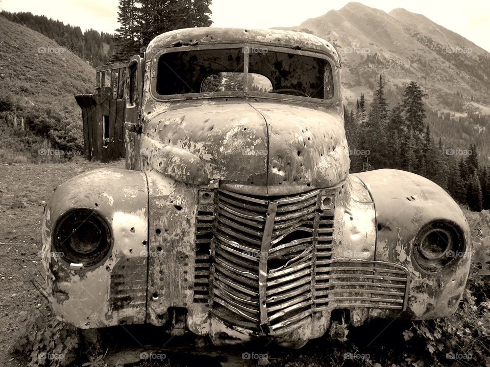 car abandoned montana by jbrinkler