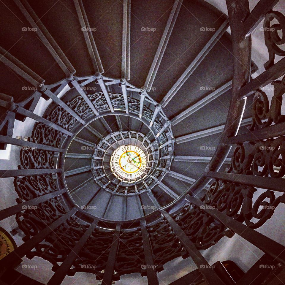 Lighthouse stairway