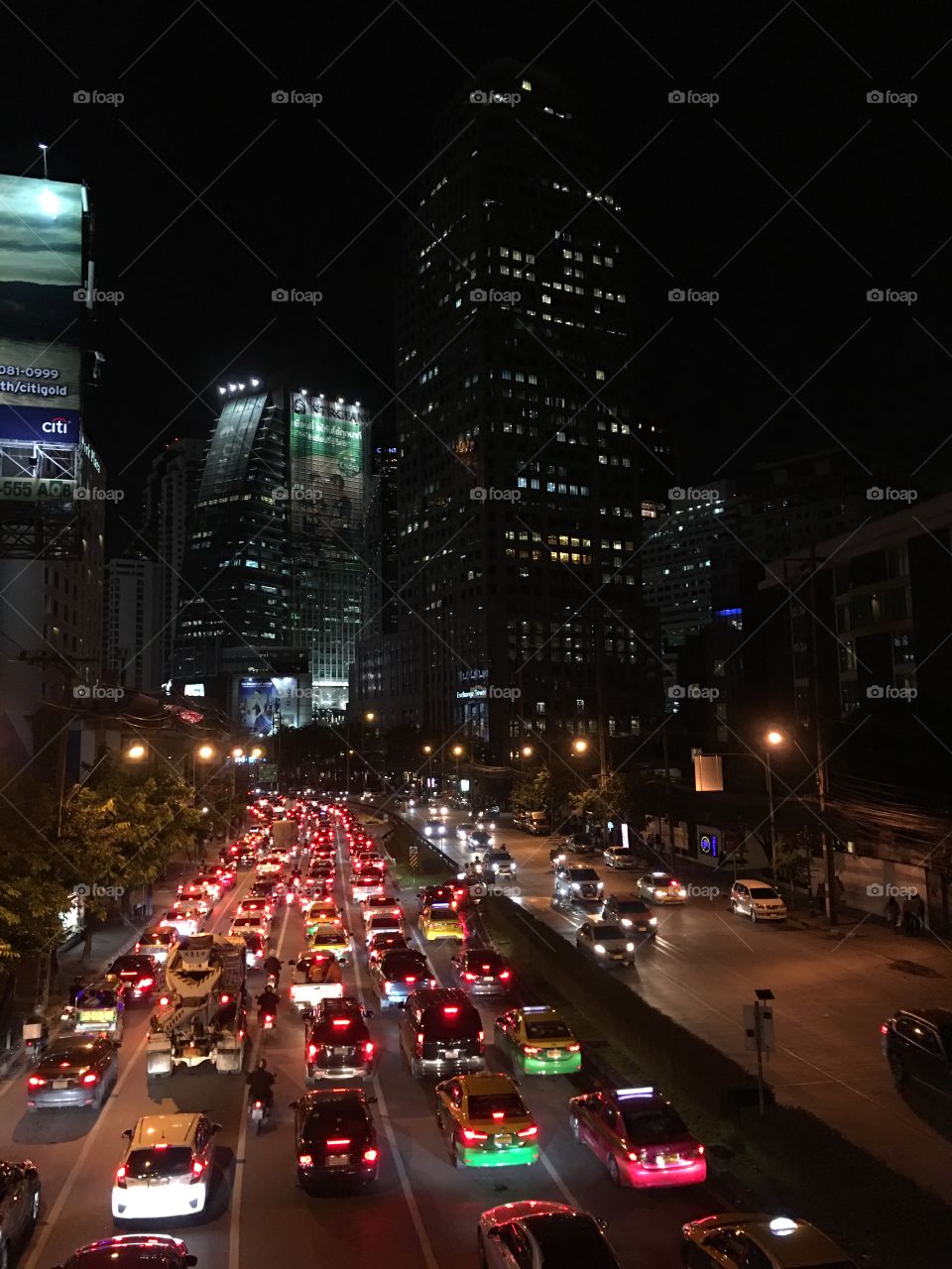 Rush hour in Thailand