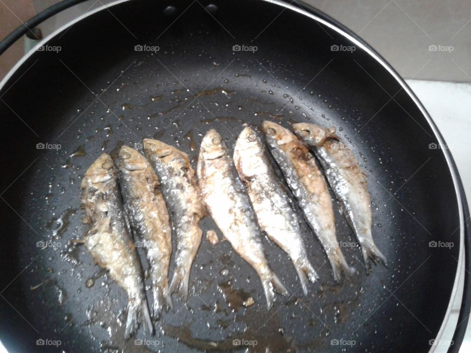 fried dried fish, for breakfast, lunch or dinner