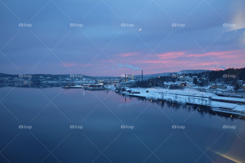 Water, No Person, Reflection, Landscape, Winter