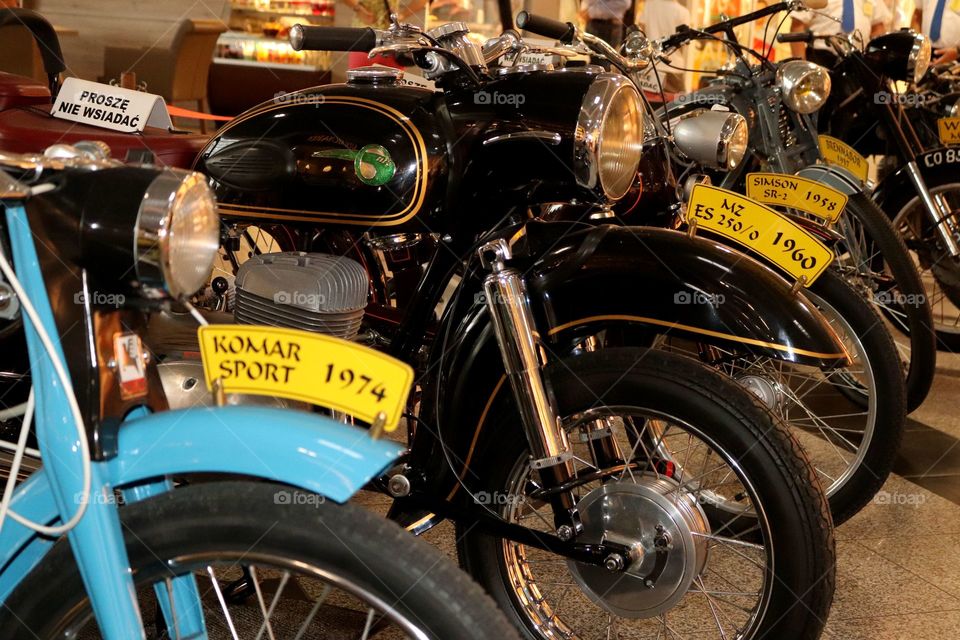 Old motorcycles
