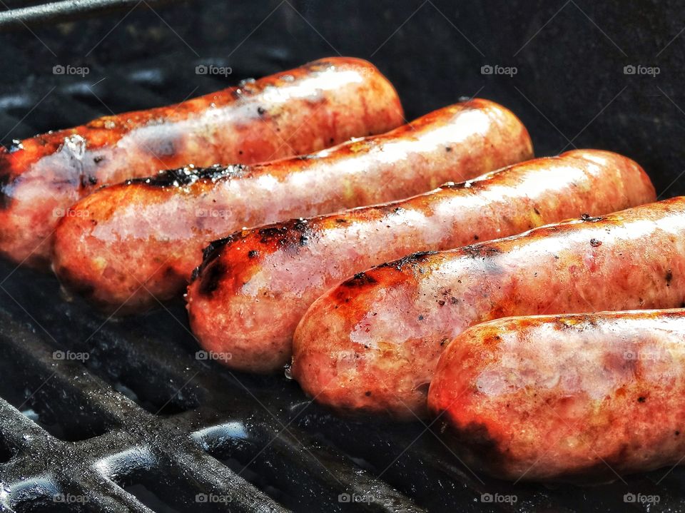 Hot Dogs On The Grill