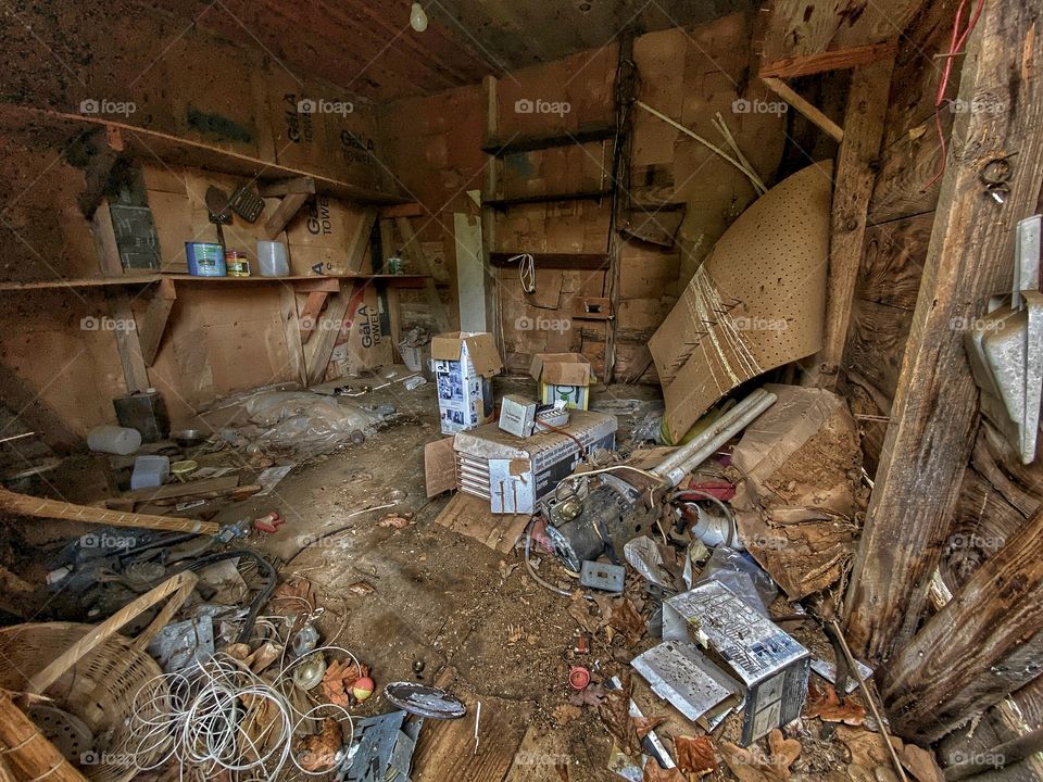 Inside An Abandoned Room 