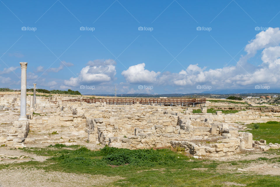 Ruins of the ancient city, Cyprus, Kourion