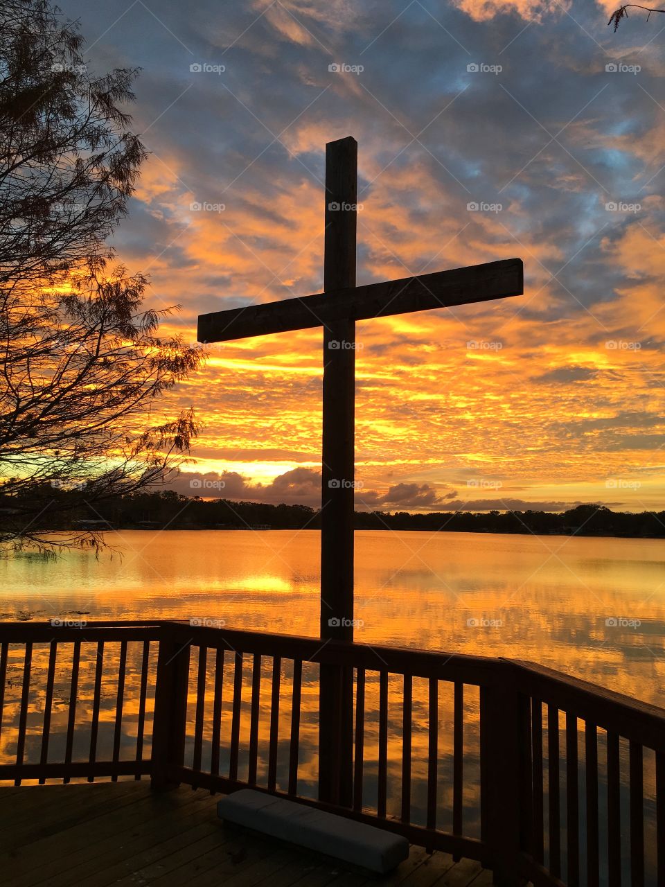 Cross Sunset