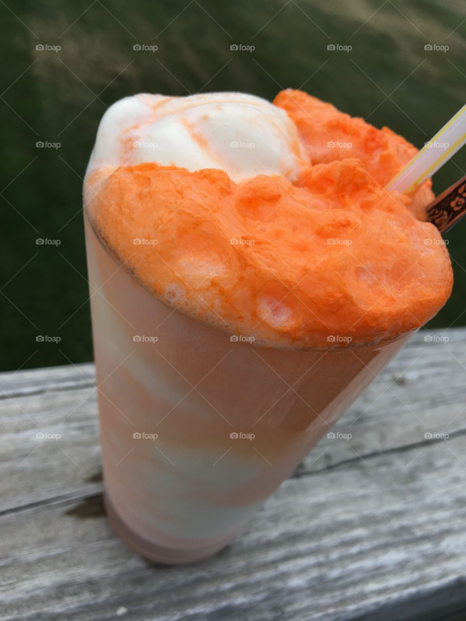 Orange Ice Cream Float 