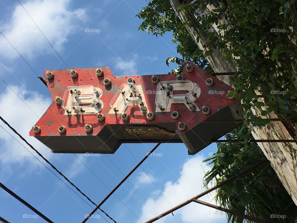 Bar sign 