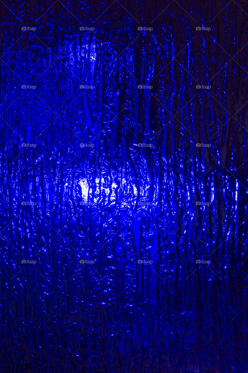 Blue Rain Glass