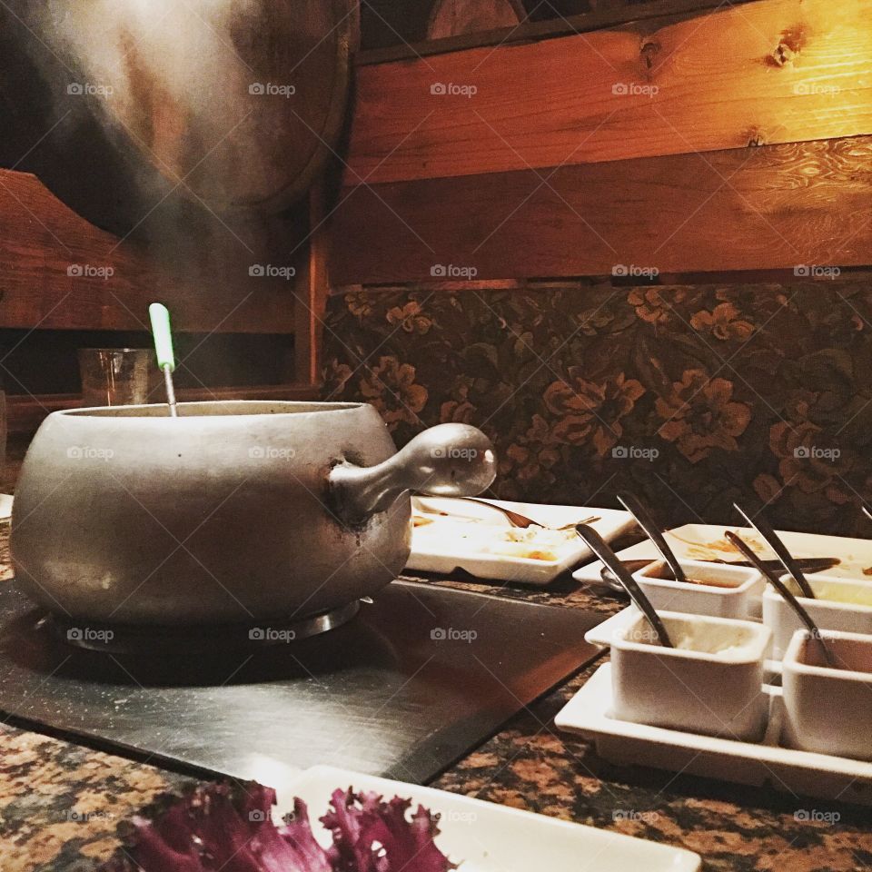 Piping hot fondue