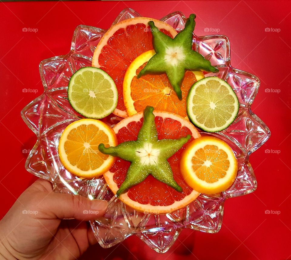 fresh fruit vibrant colors