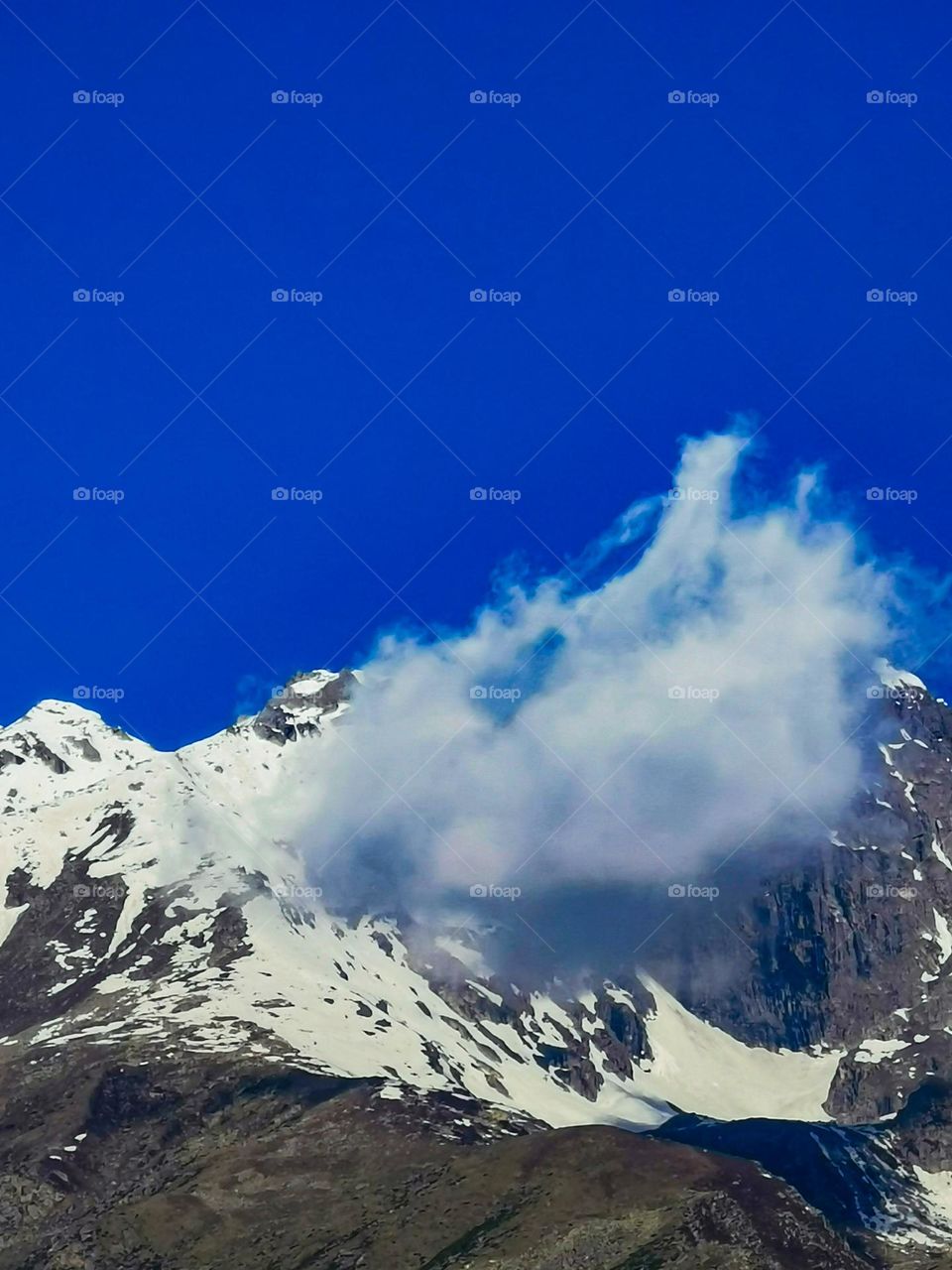 Summer morning on peaks