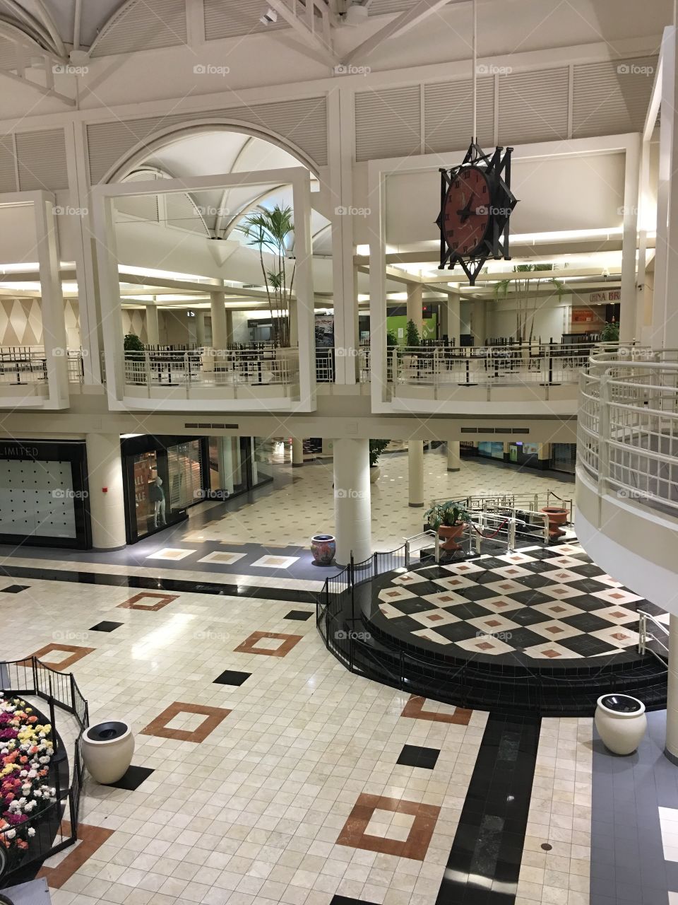 Empty mall.