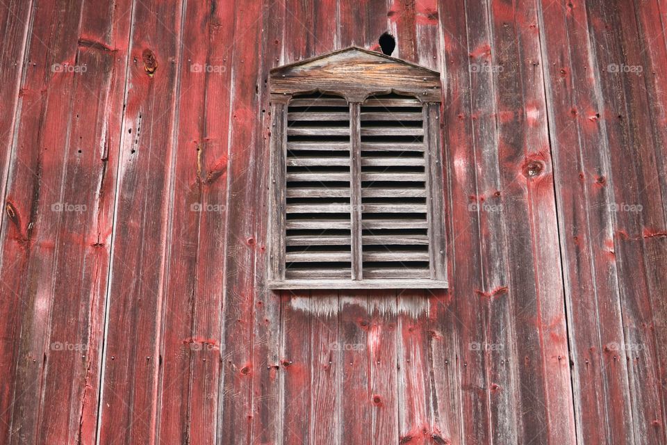 old barn window