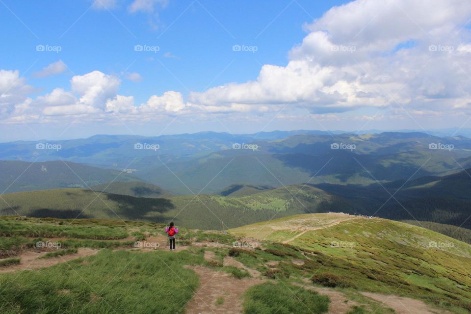 Hiking the Hoverla mountain, National Park and the highest point in Ukraine