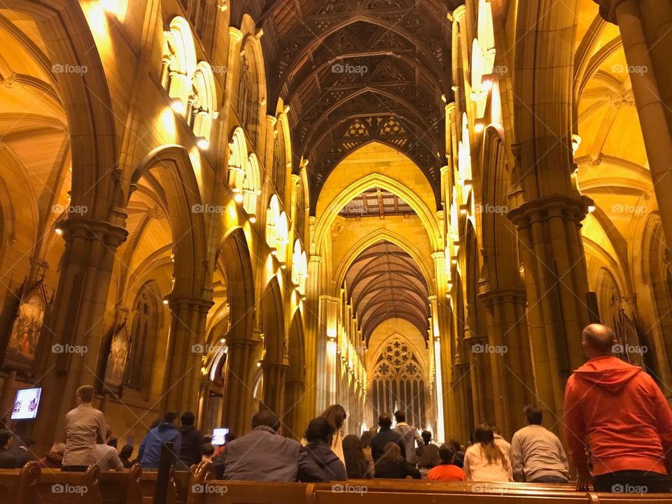 Inside the cathedral church 