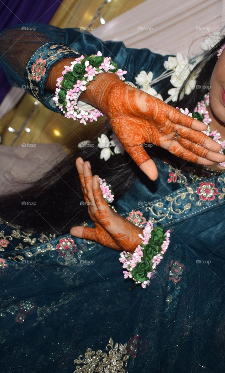 henna art for bride