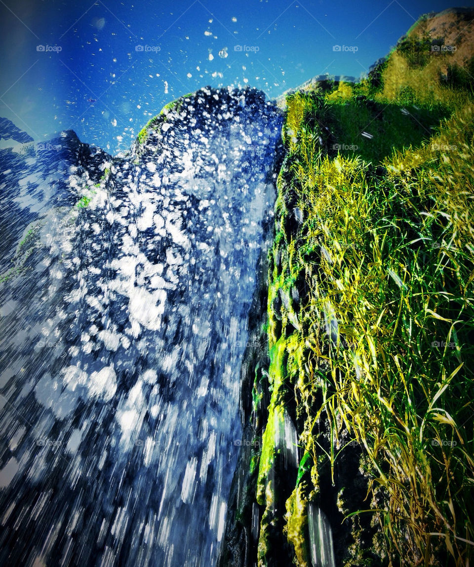 nature waterfall river by runtographer