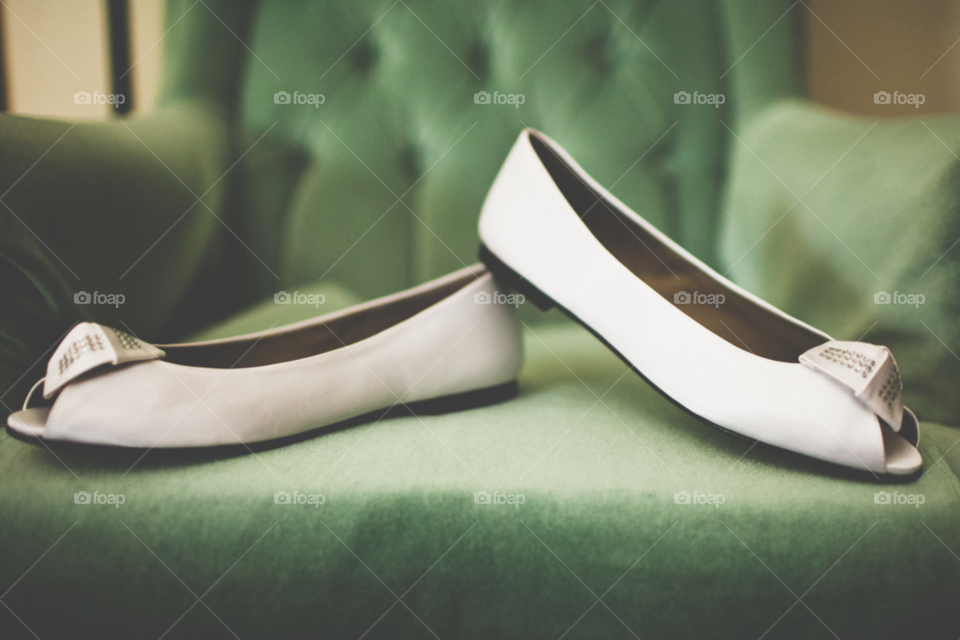 green white chair shoes by gene916