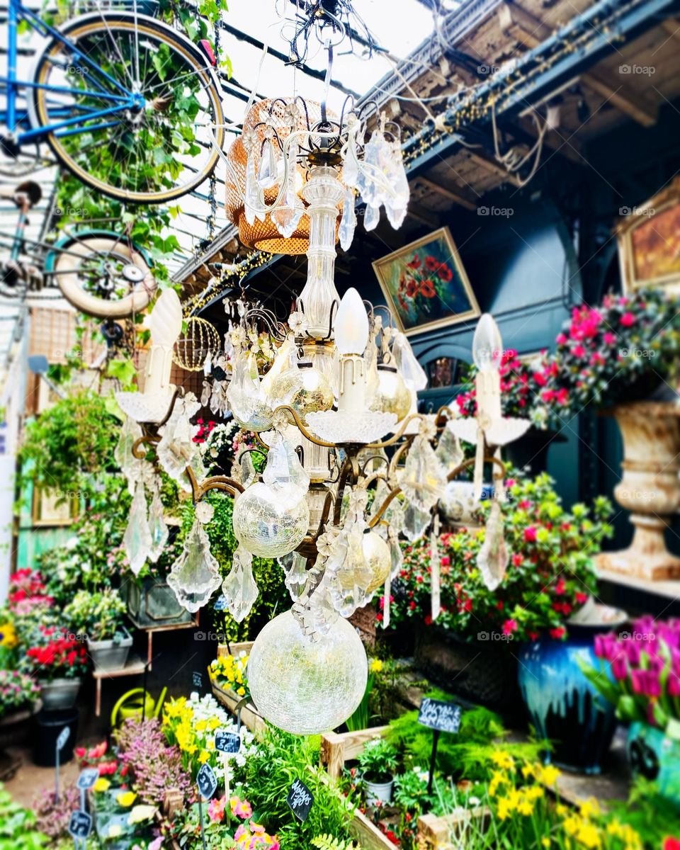 Flower Market Glass