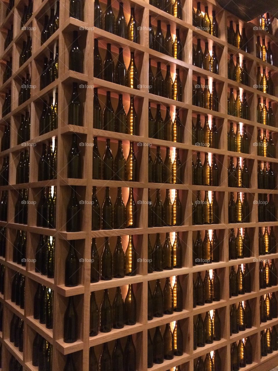 Wine Bottle Column
