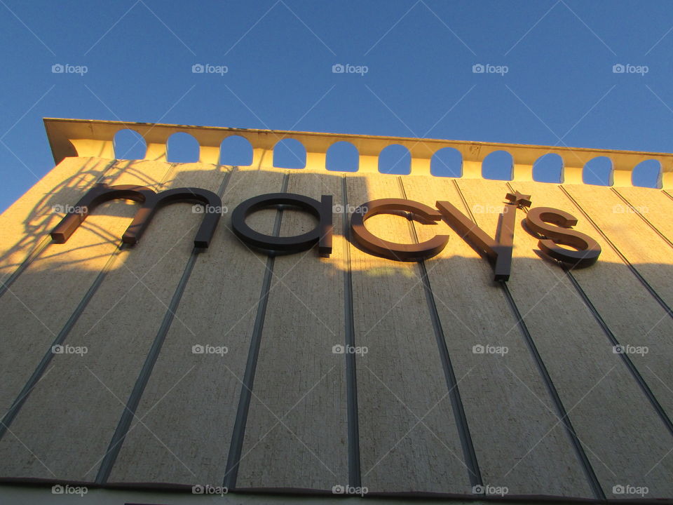 Macy's building. Downtown Plaza in Sacramento