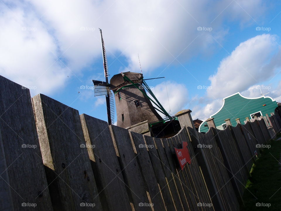 the windmill. windmill in Holland