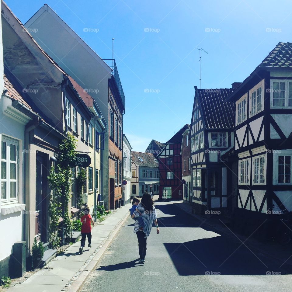 Walking the streets of Svendborg, Denmark 